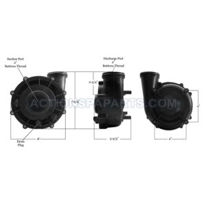 Wet End Waterway 56 Frame Executive 4HP 2'' Suction - Image 4