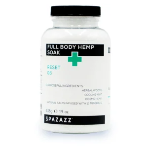 Full Body Hemp Crystals: Reset 06 - Herbal Woods + Cooling Mint 19oz SZ750 - Image 2