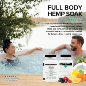Full Body Hemp Crystals: Reset 06 - Herbal Woods + Cooling Mint 19oz SZ750 - Image 6