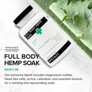 Full Body Hemp Crystals: Reset 06 - Herbal Woods + Cooling Mint 19oz SZ750 - Image 1